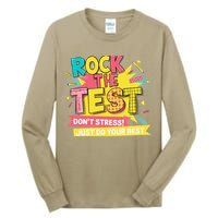 Rock The Test Day Testing Day Tall Long Sleeve T-Shirt