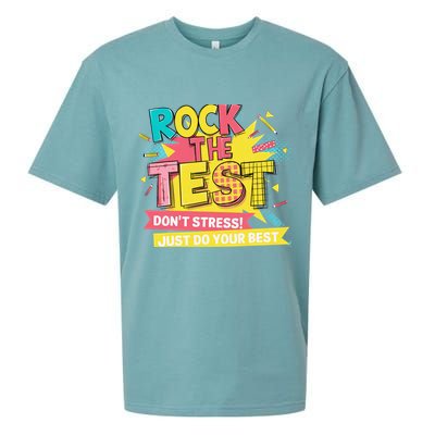Rock The Test Day Testing Day Sueded Cloud Jersey T-Shirt