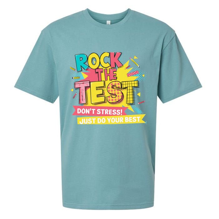 Rock The Test Day Testing Day Sueded Cloud Jersey T-Shirt