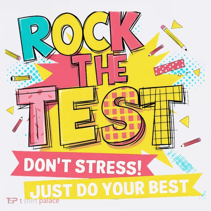Rock The Test Day Testing Day Garment-Dyed Sweatshirt