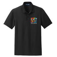 Rock The Test Don't Stress Just Do Your Best Funny Testing Day Dry Zone Grid Polo