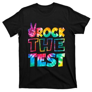 Rock The Test Testing Day Retro Motivational Teacher Student T-Shirt