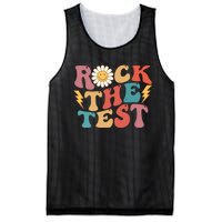 Rock The Test Testing Day Retro Motivational Teacher Student Mesh Reversible Basketball Jersey Tank