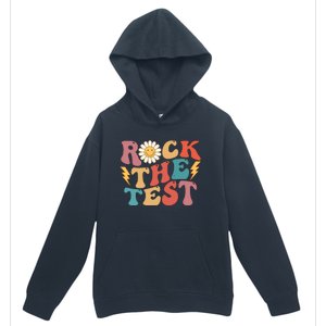 Rock The Test Testing Day Retro Motivational Teacher Student Urban Pullover Hoodie