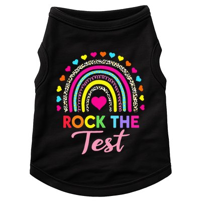Rock The Test Test Day Teacher Testing Day Doggie Tank