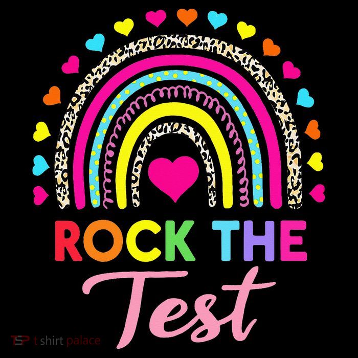 Rock The Test Test Day Teacher Testing Day Hooded Wearable Blanket