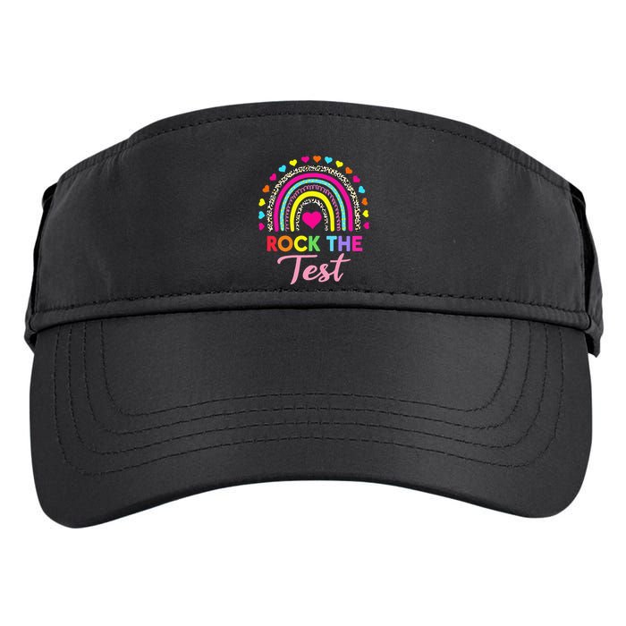 Rock The Test Test Day Teacher Testing Day Adult Drive Performance Visor