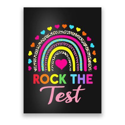Rock The Test Test Day Teacher Testing Day Poster