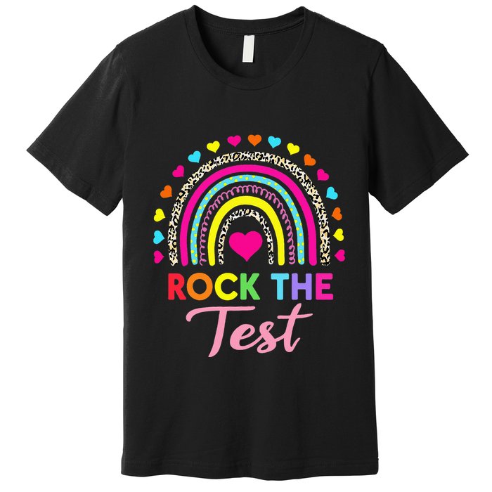 Rock The Test Test Day Teacher Testing Day Premium T-Shirt