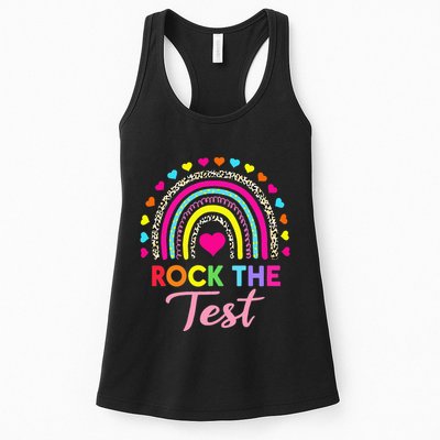 Rock The Test Test Day Teacher Testing Day Womens Tank Top