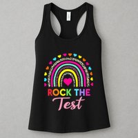 Rock The Test Test Day Teacher Testing Day Womens Tank Top