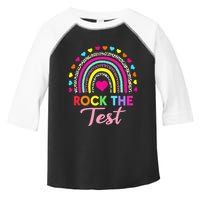 Rock The Test Test Day Teacher Testing Day Toddler Fine Jersey T-Shirt