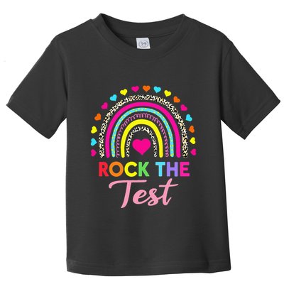Rock The Test Test Day Teacher Testing Day Toddler T-Shirt