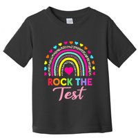 Rock The Test Test Day Teacher Testing Day Toddler T-Shirt