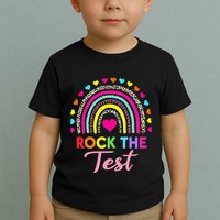 Rock The Test Test Day Teacher Testing Day Toddler T-Shirt