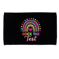 Rock The Test Test Day Teacher Testing Day Microfiber Hand Towel
