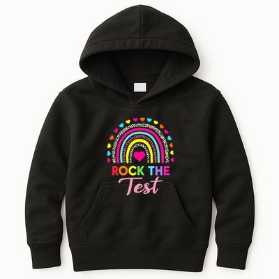 Rock The Test Test Day Teacher Testing Day Kids Hoodie