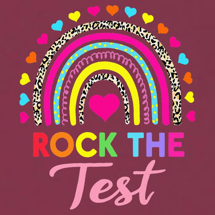 Rock The Test Test Day Teacher Testing Day 16oz Travel Tumbler
