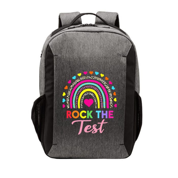 Rock The Test Test Day Teacher Testing Day Vector Backpack