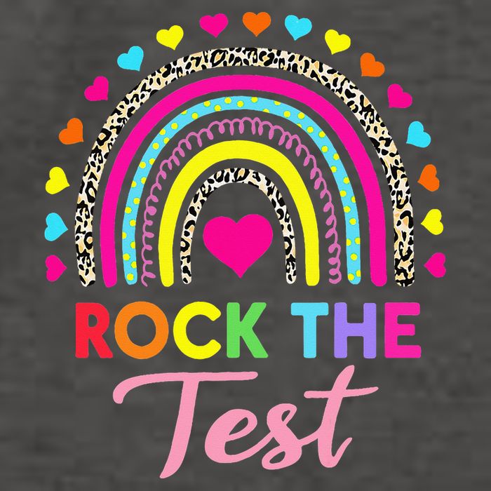 Rock The Test Test Day Teacher Testing Day Vector Backpack