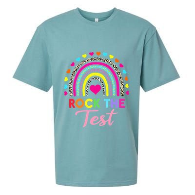 Rock The Test Test Day Teacher Testing Day Sueded Cloud Jersey T-Shirt