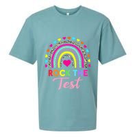 Rock The Test Test Day Teacher Testing Day Sueded Cloud Jersey T-Shirt