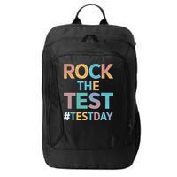 Rock The Test Exam Day Look For Motivated Students Teachers City Backpack