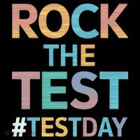 Rock The Test Exam Day Look For Motivated Students Teachers City Backpack