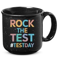 Rock The Test Exam Day Look For Motivated Students Teachers 15oz Campfire Ceramic Mug
