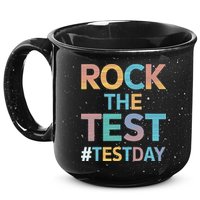 Rock The Test Exam Day Look For Motivated Students Teachers 15oz Campfire Ceramic Mug