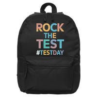Rock The Test Exam Day Look For Motivated Students Teachers 16 in Basic Backpack