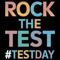 Rock The Test Exam Day Look For Motivated Students Teachers 16 in Basic Backpack