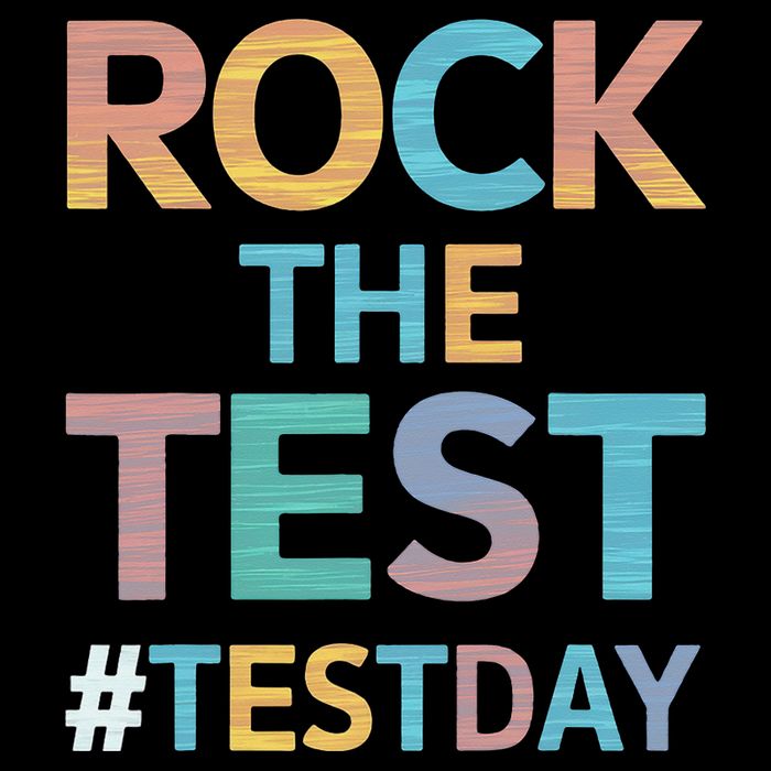Rock The Test Exam Day Look For Motivated Students Teachers 16 in Basic Backpack