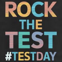 Rock The Test Exam Day Look For Motivated Students Teachers Hat