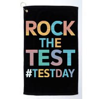 Rock The Test Exam Day Look For Motivated Students Teachers Golf Towel