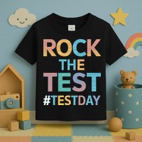 Rock The Test Exam Day Look For Motivated Students Teachers Toddler T-Shirt