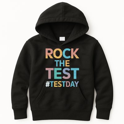 Rock The Test Exam Day Look For Motivated Students Teachers Kids Hoodie