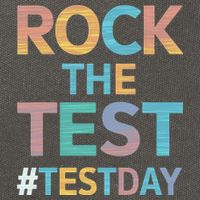 Rock The Test Exam Day Look For Motivated Students Teachers Cotton Canvas Backpack