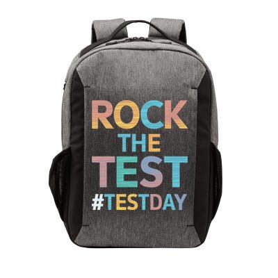 Rock The Test Exam Day Look For Motivated Students Teachers Vector Backpack