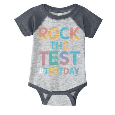 Rock The Test Exam Day Look For Motivated Students Teachers Infant Baby Jersey Bodysuit
