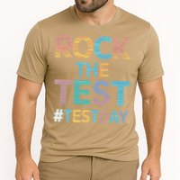 Rock The Test Exam Day Look For Motivated Students Teachers Cooling Performance Crew T-Shirt