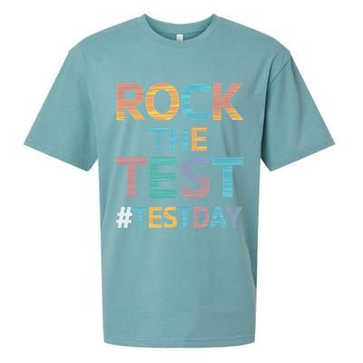 Rock The Test Exam Day Look For Motivated Students Teachers Sueded Cloud Jersey T-Shirt