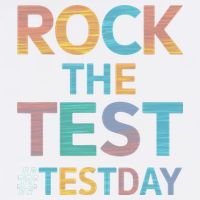 Rock The Test Exam Day Look For Motivated Students Teachers Garment-Dyed Sweatshirt