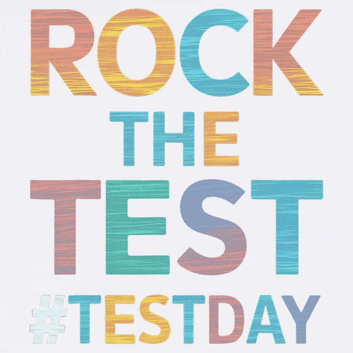 Rock The Test Exam Day Look For Motivated Students Teachers Garment-Dyed Sweatshirt