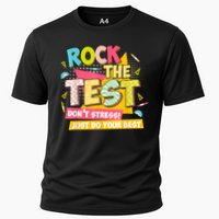 Rock The Test Day Motivational Retro Teachers Testing Day Performance Shirt