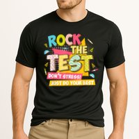 Rock The Test Day Motivational Retro Teachers Testing Day Performance Shirt