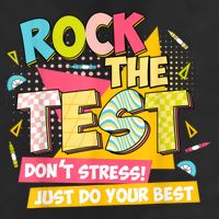 Rock The Test Day Motivational Retro Teachers Testing Day Tumbler
