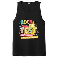 Rock The Test Day Motivational Retro Teachers Testing Day PosiCharge Competitor Tank