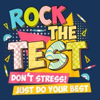 Rock The Test Day Motivational Retro Teachers Testing Day Infant Baby Jersey Bodysuit