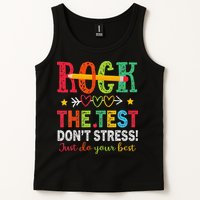 Rock The Test Dont Stress Just Do Your Best Teacher Testing Tank Top
